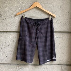 Quiksilver Neo Fly Boardshorts Black Plaid